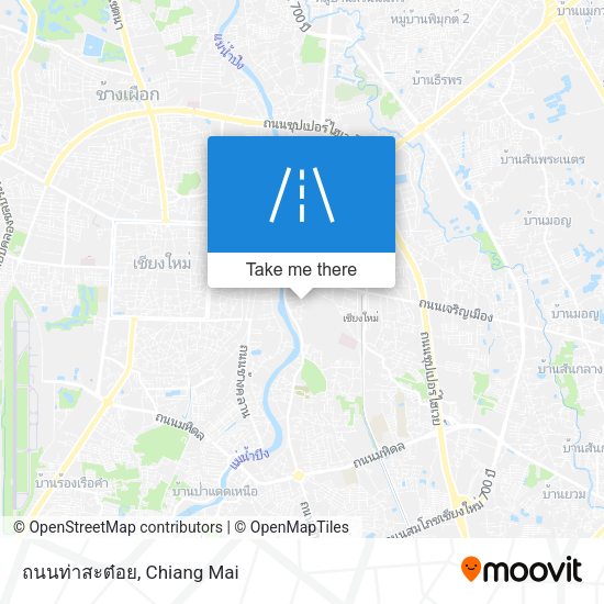 ถนนท่าสะต๋อย map