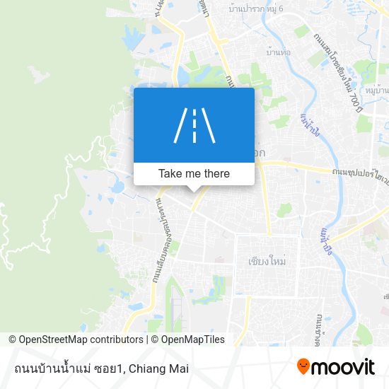 ถนนบ้านน้ำแม่ ซอย1 map
