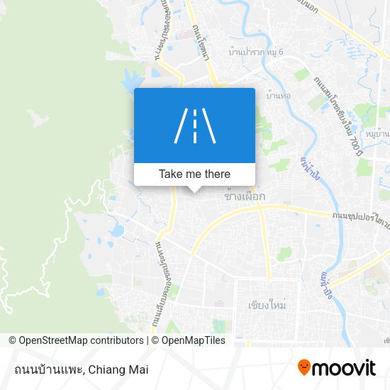 ถนนบ้านแพะ map