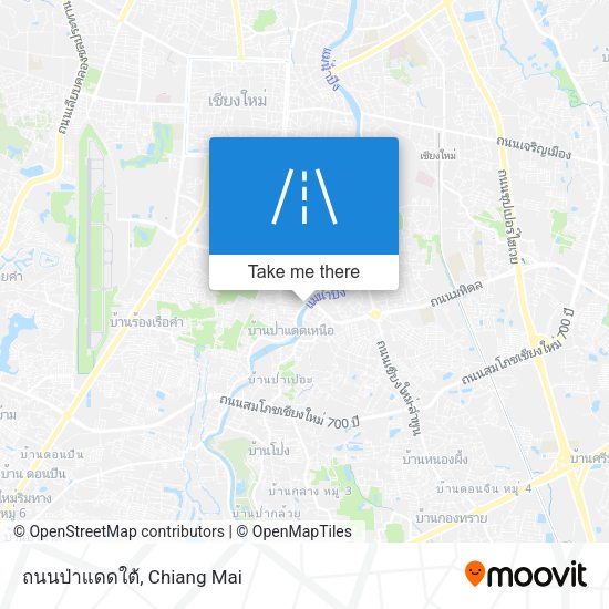 ถนนป่าแดดใต้ map