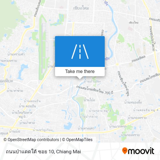 ถนนป่าแดดใต้ ซอย 10 map