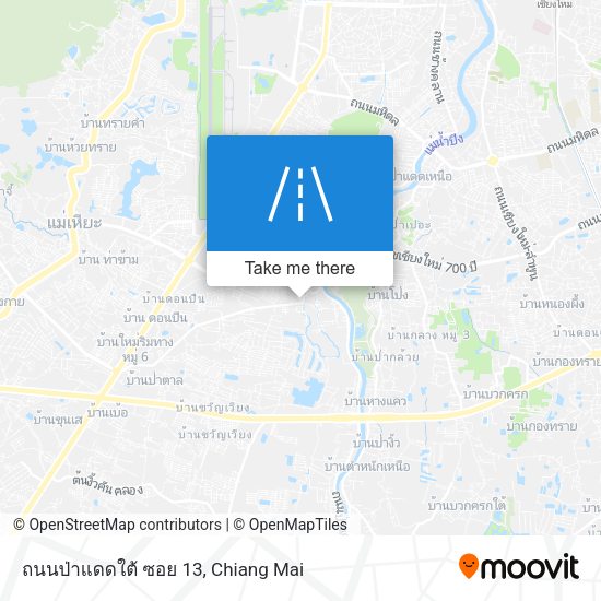 ถนนป่าแดดใต้ ซอย 13 map