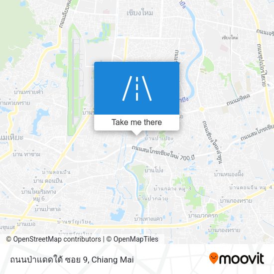 ถนนป่าแดดใต้ ซอย 9 map