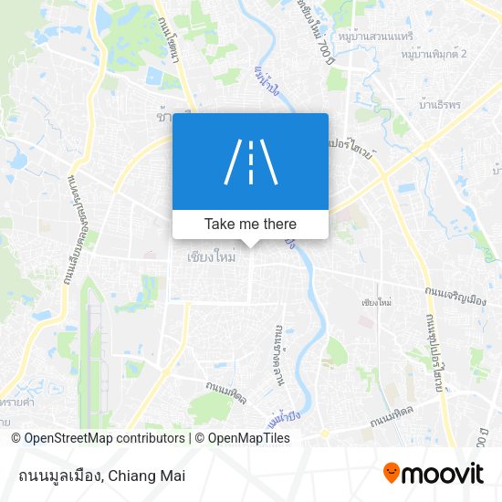 ถนนมูลเมือง map