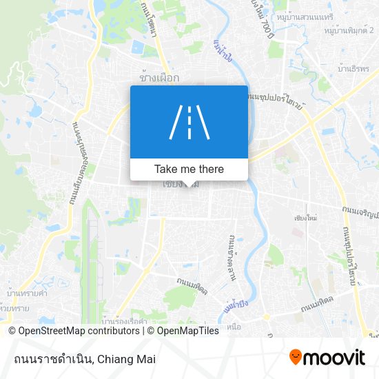ถนนราชดำเนิน map