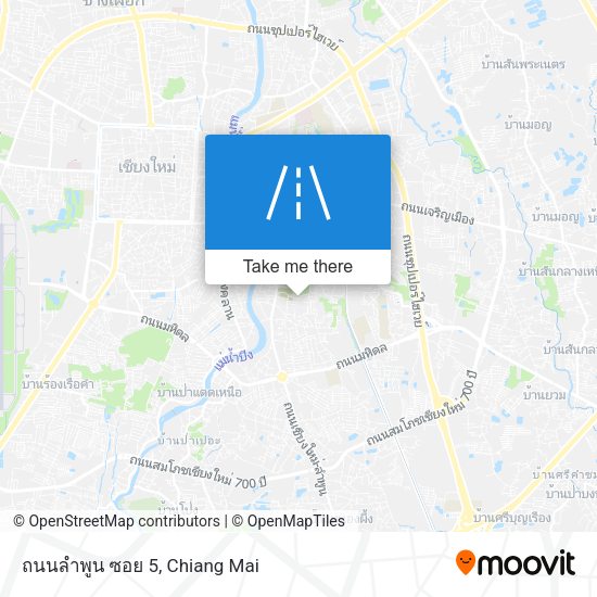 ถนนลำพูน ซอย 5 map