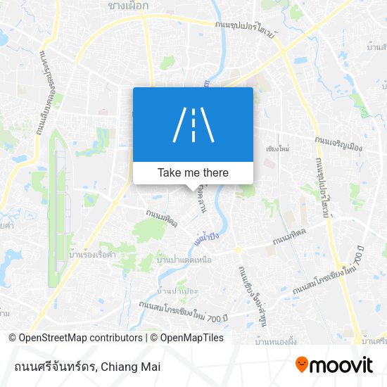 ถนนศรีจันทร์ดร map