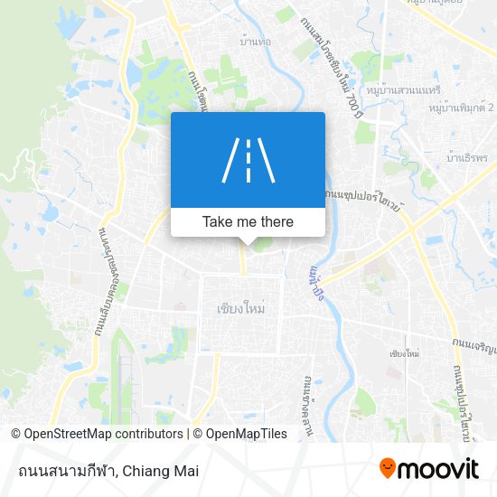 ถนนสนามกีฬา map