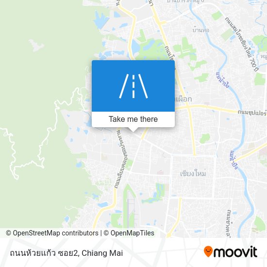 ถนนห้วยแก้ว ซอย2 map