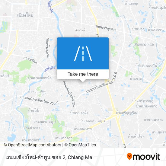 ถนนเชียงใหม่-ลำพูน ซอย 2 map