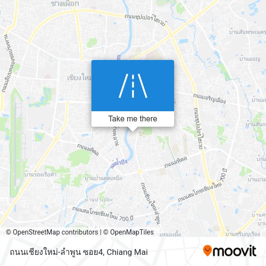 ถนนเชียงใหม่-ลำพูน ซอย4 map