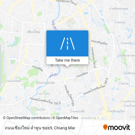 ถนนเชียงใหม่-ลำพูน ซอย9 map