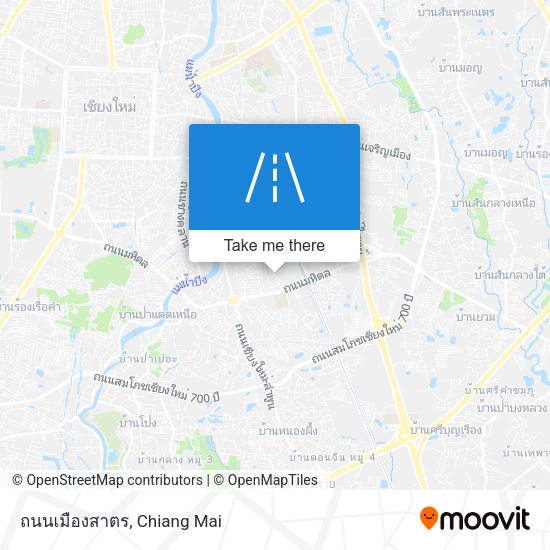 ถนนเมืองสาตร map