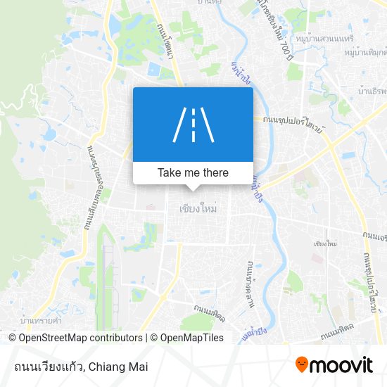 ถนนเวียงแก้ว map