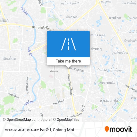 ทางลอดแยกหนองประทีป map