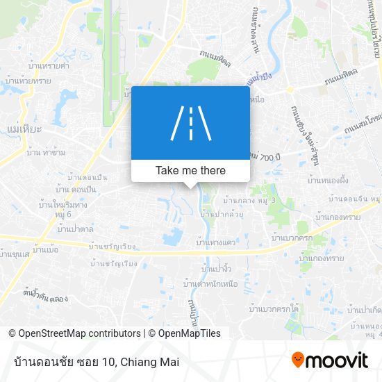 บ้านดอนชัย ซอย 10 map
