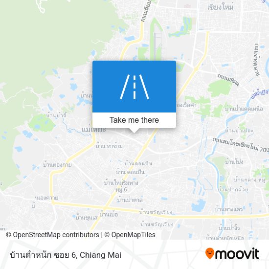 บ้านตำหนัก ซอย 6 map