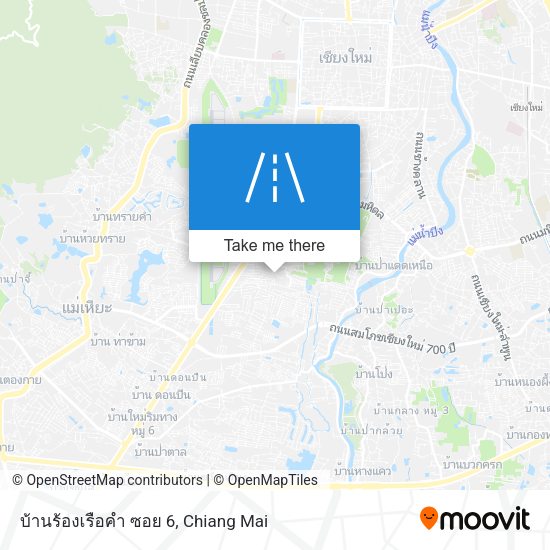 บ้านร้องเรือคำ ซอย 6 map