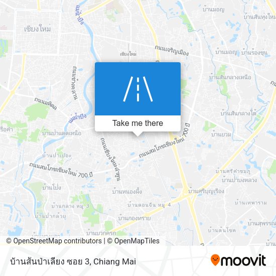 บ้านสันป่าเลียง ซอย 3 map