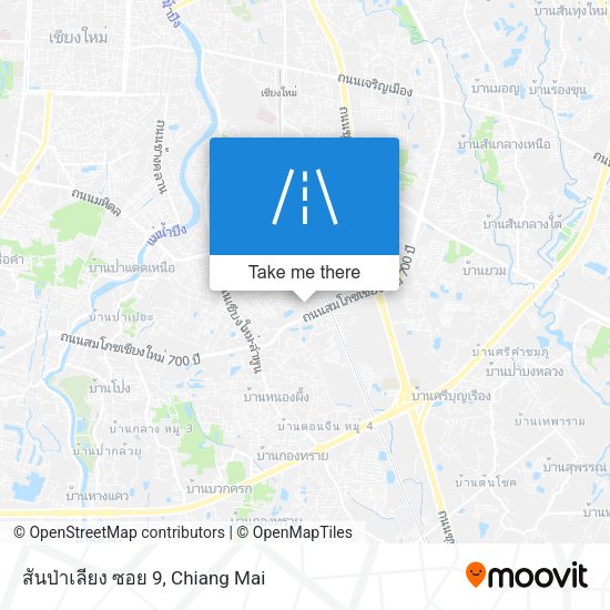 สันป่าเลียง ซอย 9 map