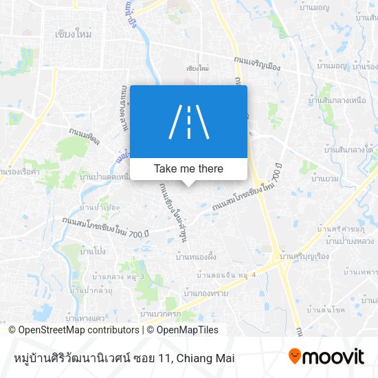 หมู่บ้านศิริวัฒนานิเวศน์ ซอย 11 map