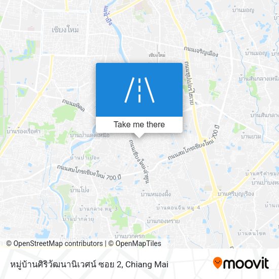 หมู่บ้านศิริวัฒนานิเวศน์ ซอย 2 map