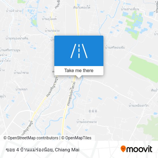 ฃอย 4 บ้านแม่ร่องน้อย map