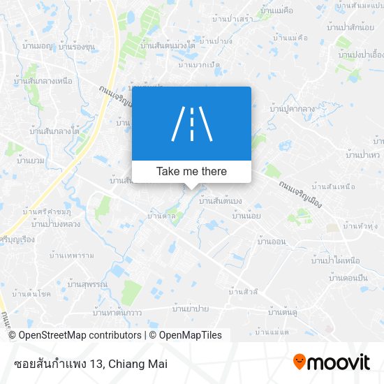ซอยสันกำแพง 13 map