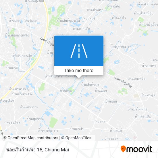 ซอยสันกำแพง 15 map
