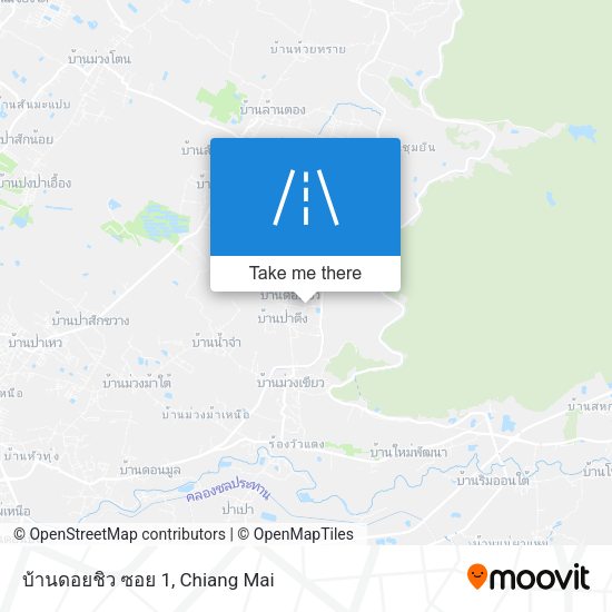 บ้านดอยชิว ซอย 1 map