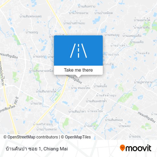 บ้านต้นปา ซอย 1 map