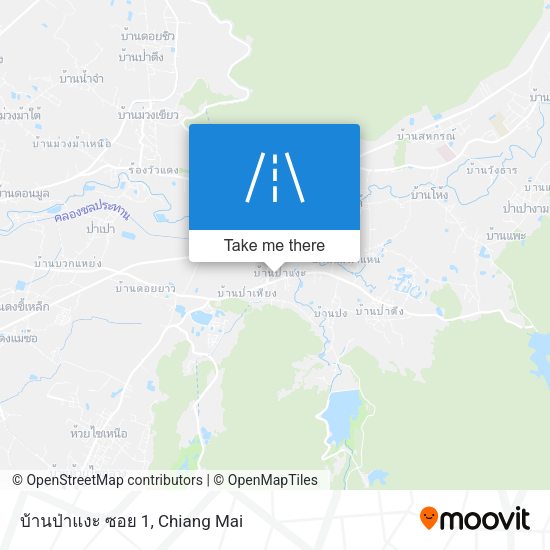 บ้านป่าแงะ ซอย 1 map