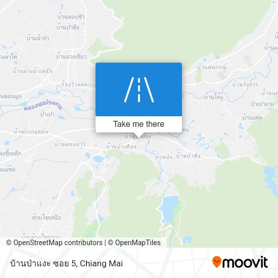 บ้านป่าแงะ ซอย 5 map