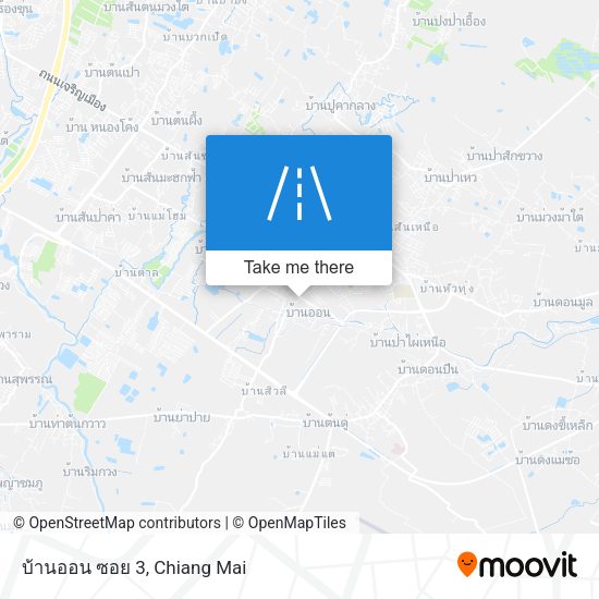 บ้านออน ซอย 3 map
