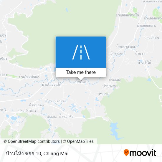 บ้านโห้ง ซอย 10 map