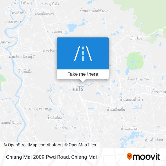 Chiang Mai 2009 Pwd Road map