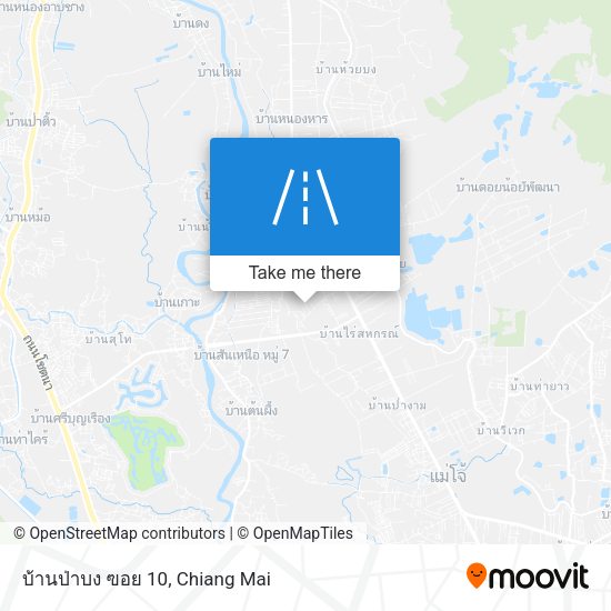 บ้านป่าบง ฃอย 10 map