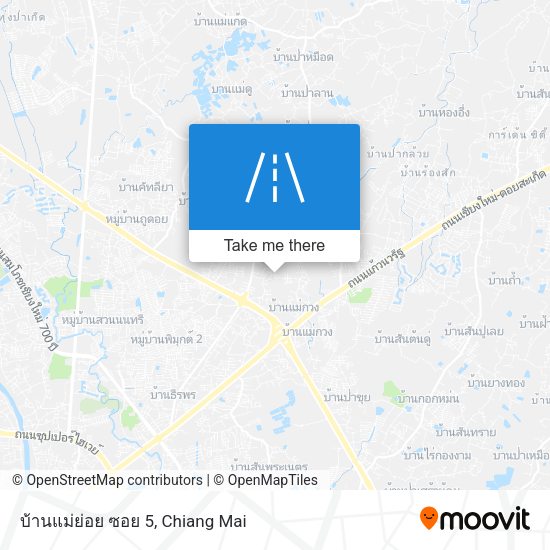 บ้านแม่ย่อย ซอย 5 map