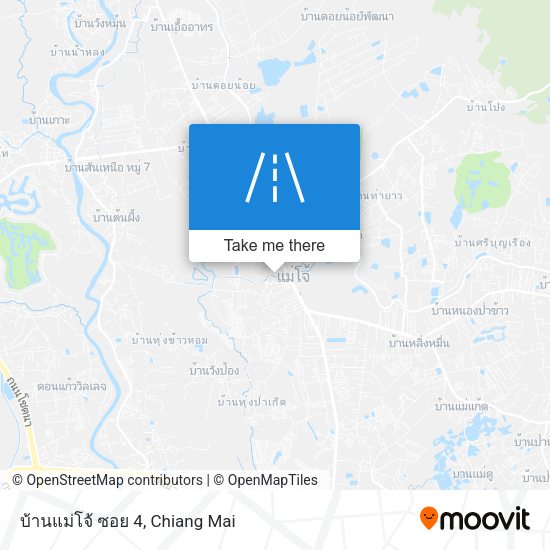 บ้านแม่โจ้ ซอย 4 map