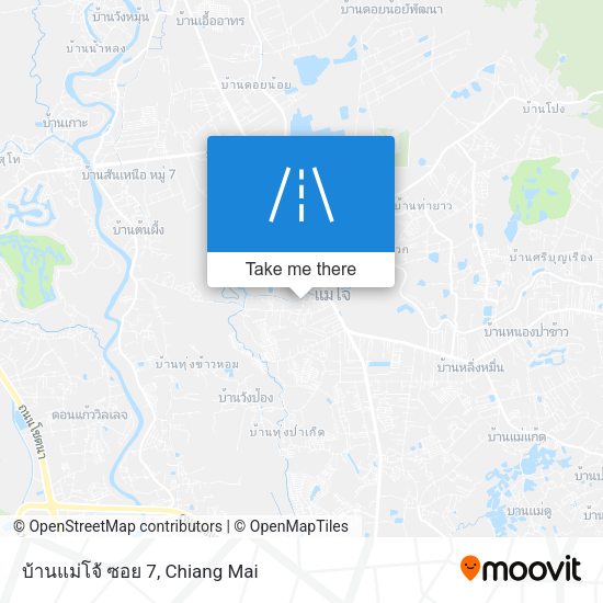 บ้านแม่โจ้ ซอย 7 map