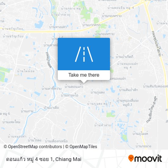 ดอนแก้ว หมู่ 4 ซอย 1 map