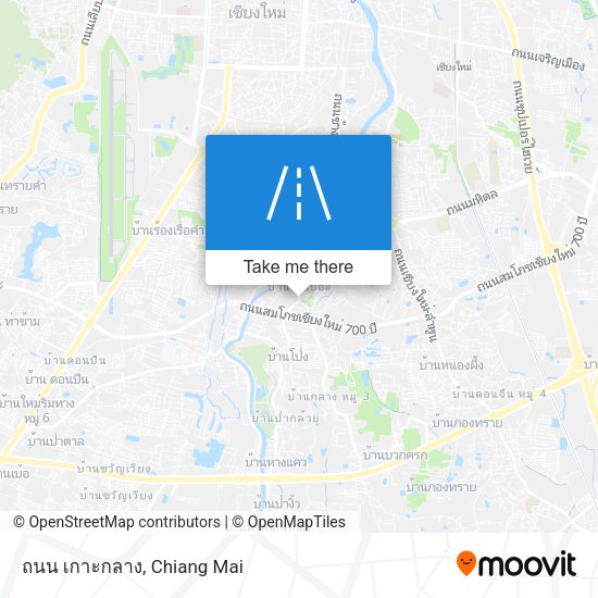 ถนน เกาะกลาง map