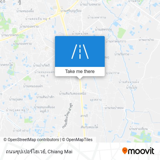 ถนนซุปเปอร์ไฮเวย์ map