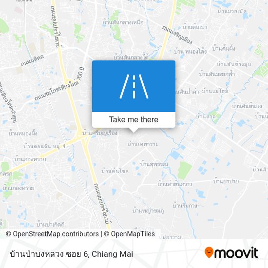 บ้านป่าบงหลวง ซอย 6 map