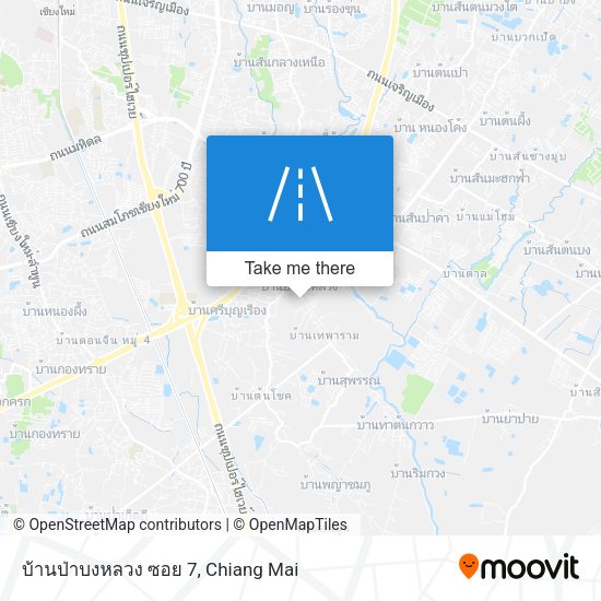 บ้านป่าบงหลวง ซอย 7 map