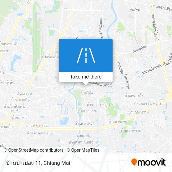บ้านป่าเปอะ 11 map