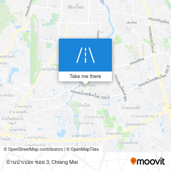 บ้านป่าเปอะ ซอย 3 map