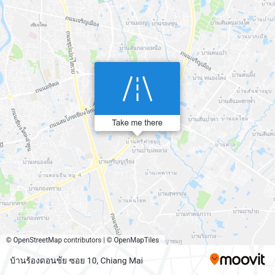 บ้านร้องดอนชัย ซอย 10 map