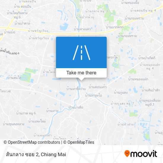 สันกลาง ซอย 2 map