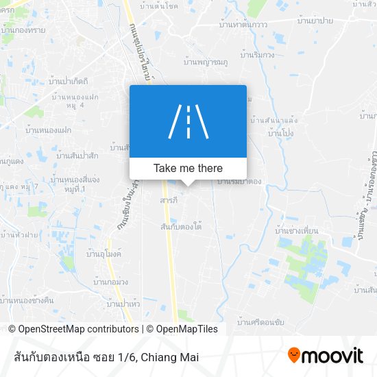 สันกับตองเหนือ ซอย 1/6 map